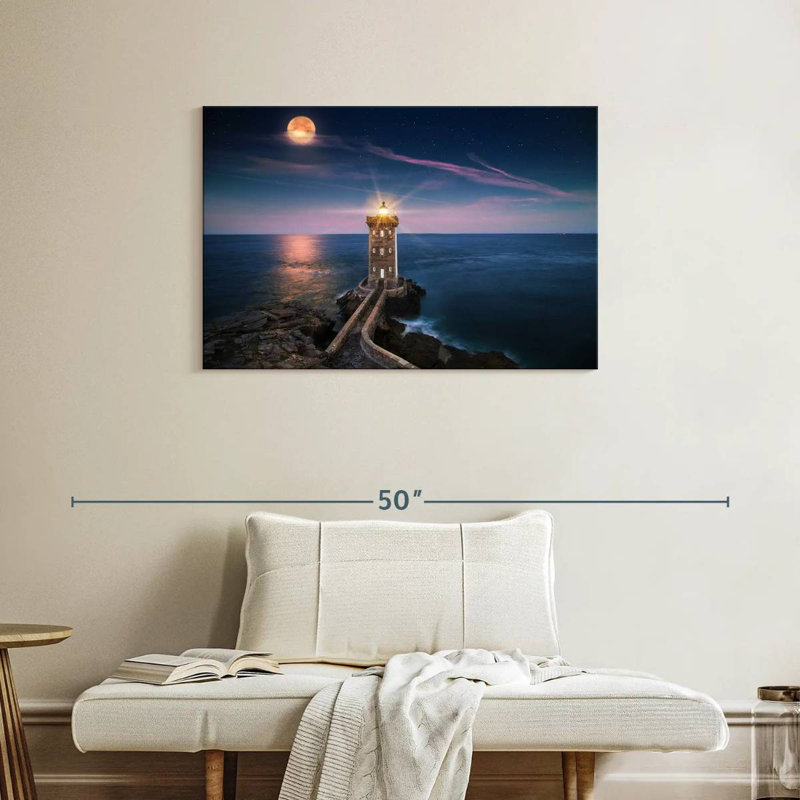 Lighthouse beach Aletra, H 24 po x l 36 po