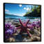 Étoile de mer corail sur la plage, photo 1 - plage, art mural-1733883129-1788994243