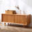 Modern Wood Entryway Long Storage Bench