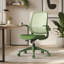 Chaise de bureau ergonomique et pivotante avec accoudoirs rabattables, chaise de bureau en filet avec support lombaire, coussin ignifuge pour le bureau personnel-938250662-938250671
