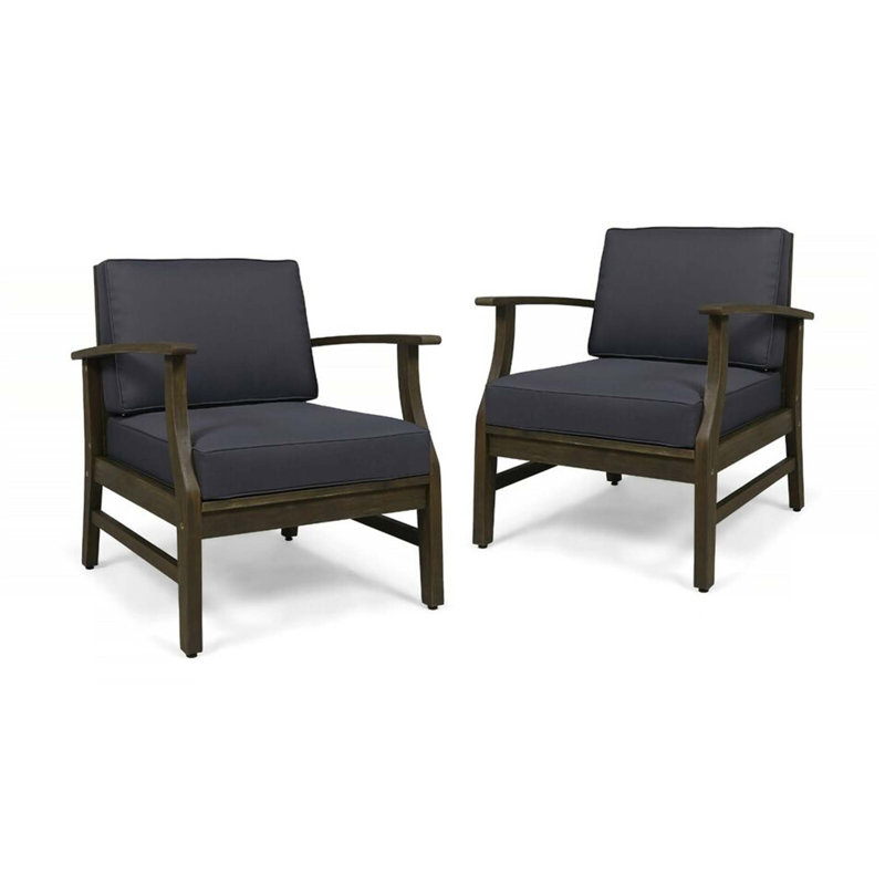 Ensemble de 2 chaises club Perla
