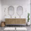Ensemble de meuble-lavabo double 84 po Tihanna-790747223