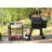 NUUK Portable Table and Outdoor Prep Cart BBQ Grill Rack