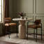 Tabouret de bar rembourré en cuir Serava-129631236