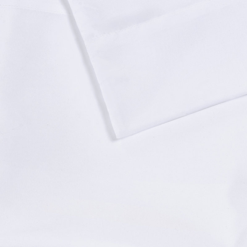 Intelligent Design White All Season Soft Touch 6-Piece Full Sheet Set with Side Pockets, White