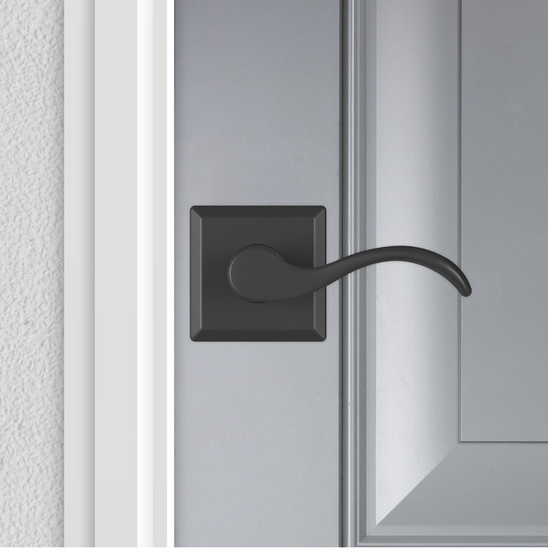 Curve Door Lever with Rosette