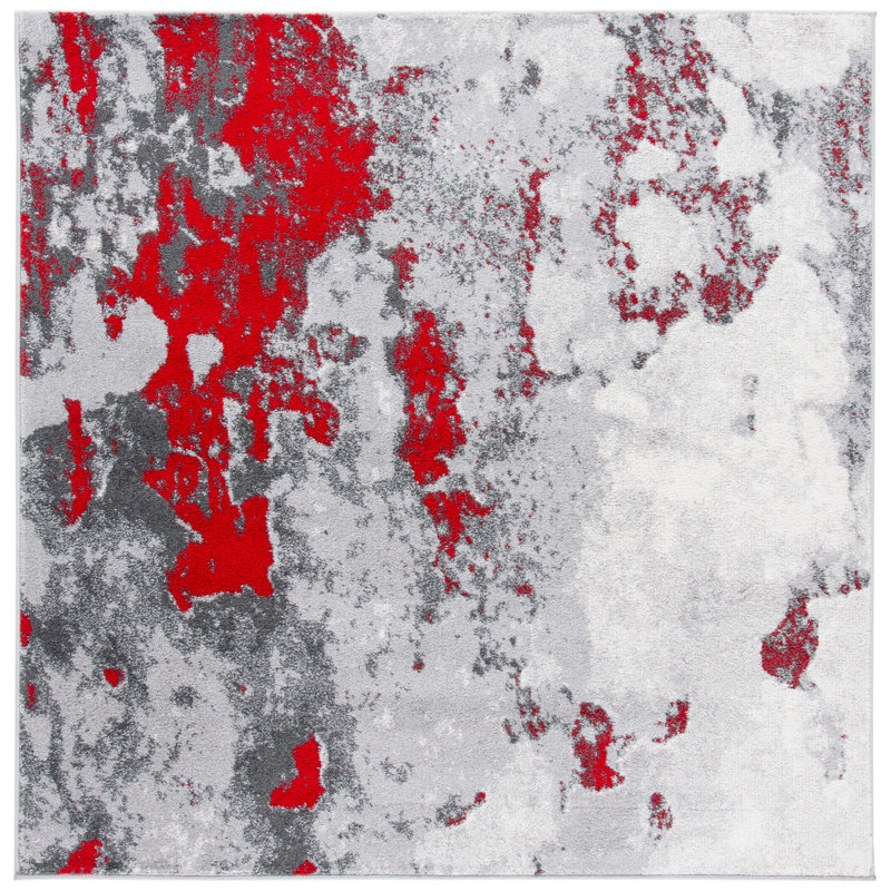 Brisson Performance Abstract Rug, Square 8'
