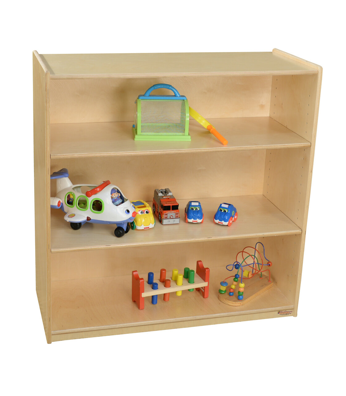 Wood Designs 3 Compartment Shelving Unit | Wayfair