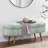 Ottoman Oval Storage Bench,Rubber Wood Legs-639843944