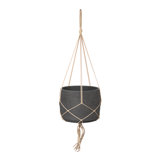 Meentke 11" Wide Craft Hanging Pot With Netting