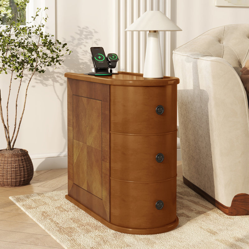 End Table With Charging Station