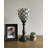 Wasola Tiffany Torch Mini Table Lamp White Stained Glass Crystal Beans Included LED Bulb 15"H*6"W