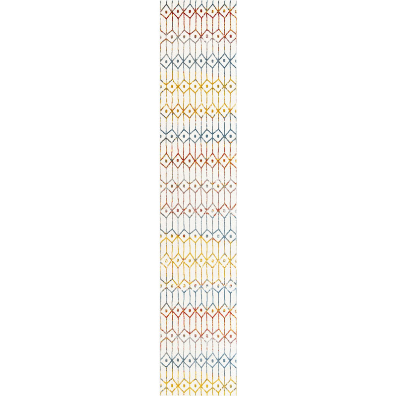 Eshin Abstract Indoor Rug, Runner 2'7" x 13'