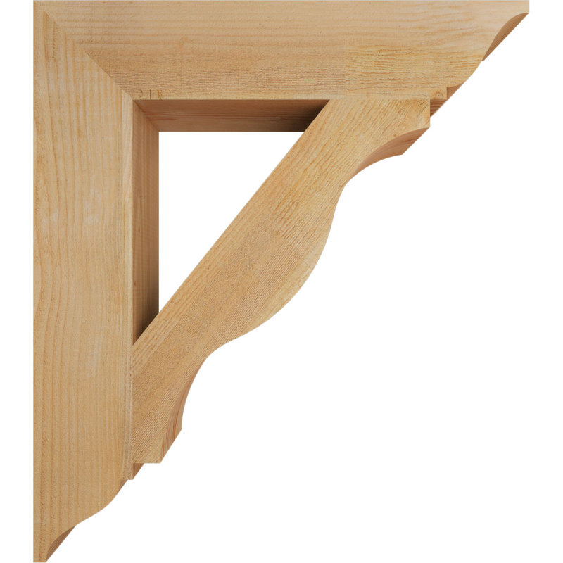 Support traditionnel Funston, H 34 po x l 6 po x P 30 po, Douglas, Scié brut