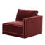 Clairah Willow Berry Red Raf Corner Chair