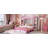 Castle-Shaped Wooden Bed with Storage Shelf, Dreamy Twin Size Platform Bed for Kids Bedroom-2102668087