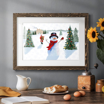 Père Noël, bonhommes de neige, collection A