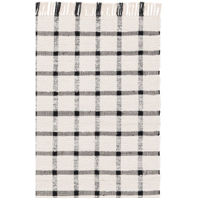 Tapis Montauk 322 ivoire / noir