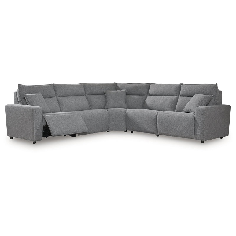 Canapé modulaire inclinable électrique 5 pièces Depew
