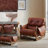Esmiralda 35.83'' W Tufted Genuine Leather Accent Leisure Lounge Chair, Armchair-1165021278