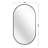 Black 20 X 33 Inch Metal Oval  Mirror-771254854-771254853