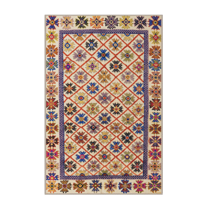 Tapis abstrait moderne 4642, Rectangle 7 pi x 9 pi