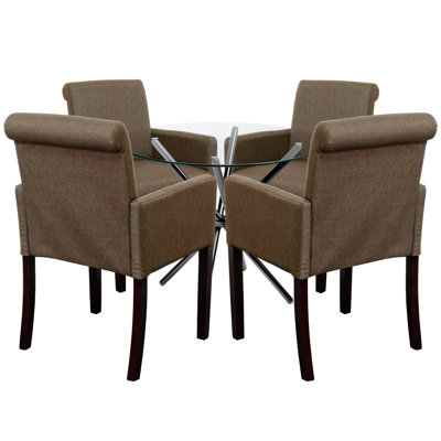 Auvo Glass Dining Set