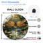 Horloge murale libellule 12 po