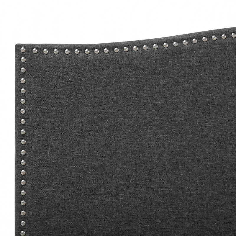 Filton Upholstered Storage Bed, European Kingsize (160 x 200 cm), Grey