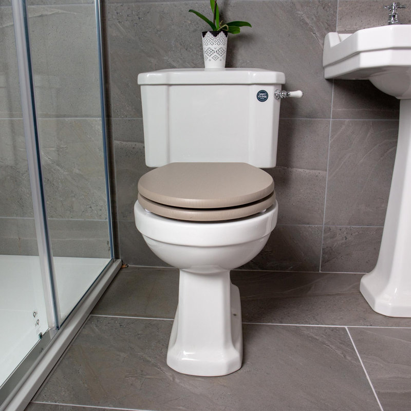 White Stone Courtez LPF Elongated Floor Mounted Kit (Seat Not Included)