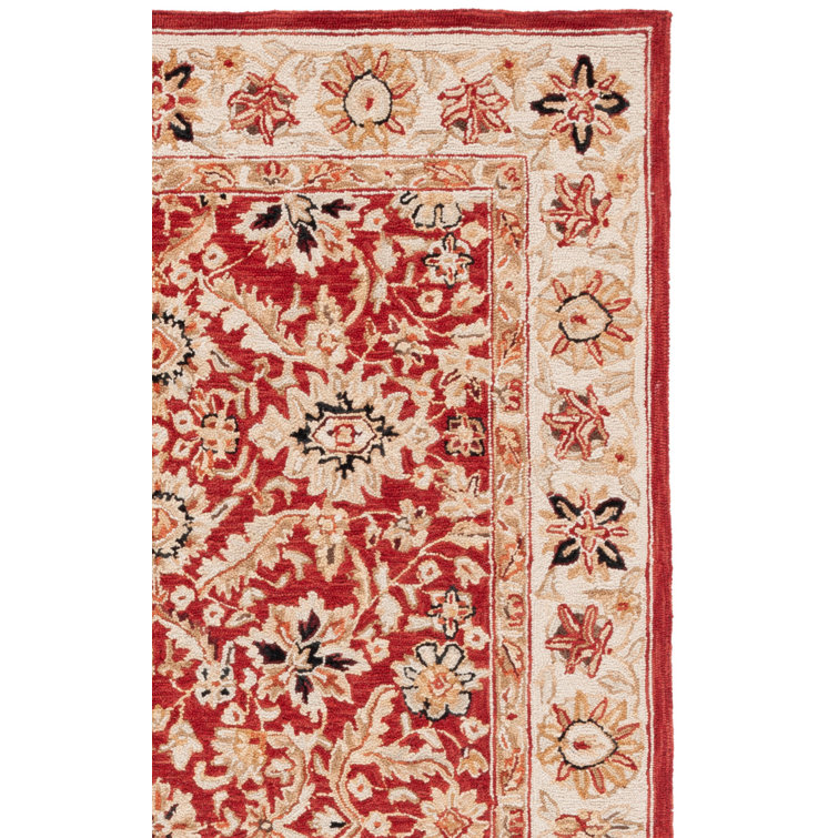Tapis oriental en laine crocheté à la main Caleb