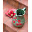 Strawberries Earthenware Beverage Dispenser