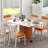 Torpoint Extendable Oak Dining Table-714627554-714627555