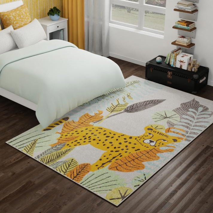 Machine Woven Polypropylene Plastic Rug, Rectangle 7'10" x 10'