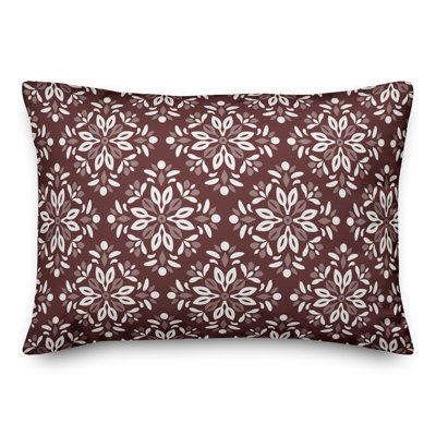 Medallion Outdoor Reversible Throw Pillow