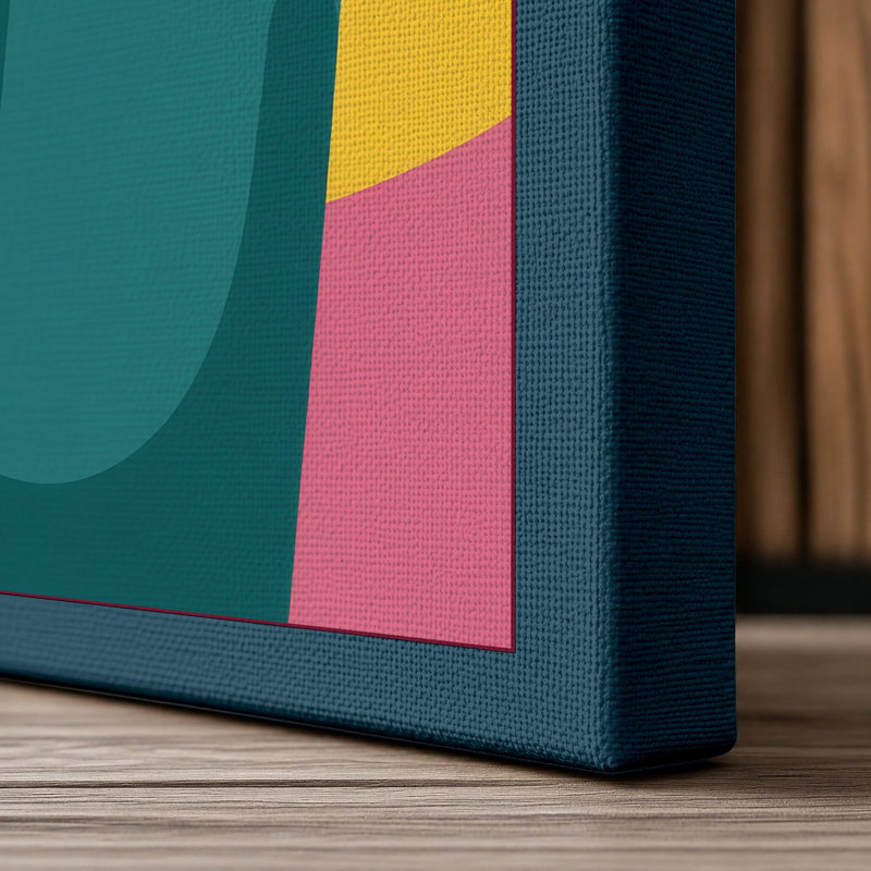 Print, 18x12 - 45.7 x 30.5 cm, Teal Border