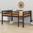 Wood Loft Bed With Ladder-591477576