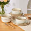 RENIOO Stoneware Dinnerware Set 12 Piece - Service for 4-2032025086