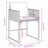  Garden Dining Set Beige PE Rattan, Steel, Acacia Wood 7 Piece-1304428637-1304428639