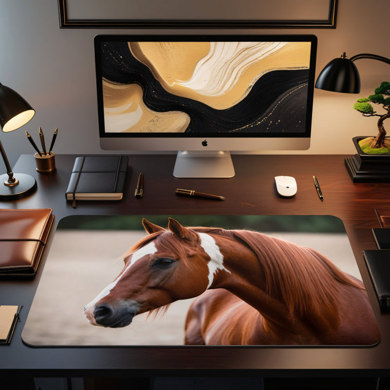 Polyester Desk Pad, 31.5x15.5