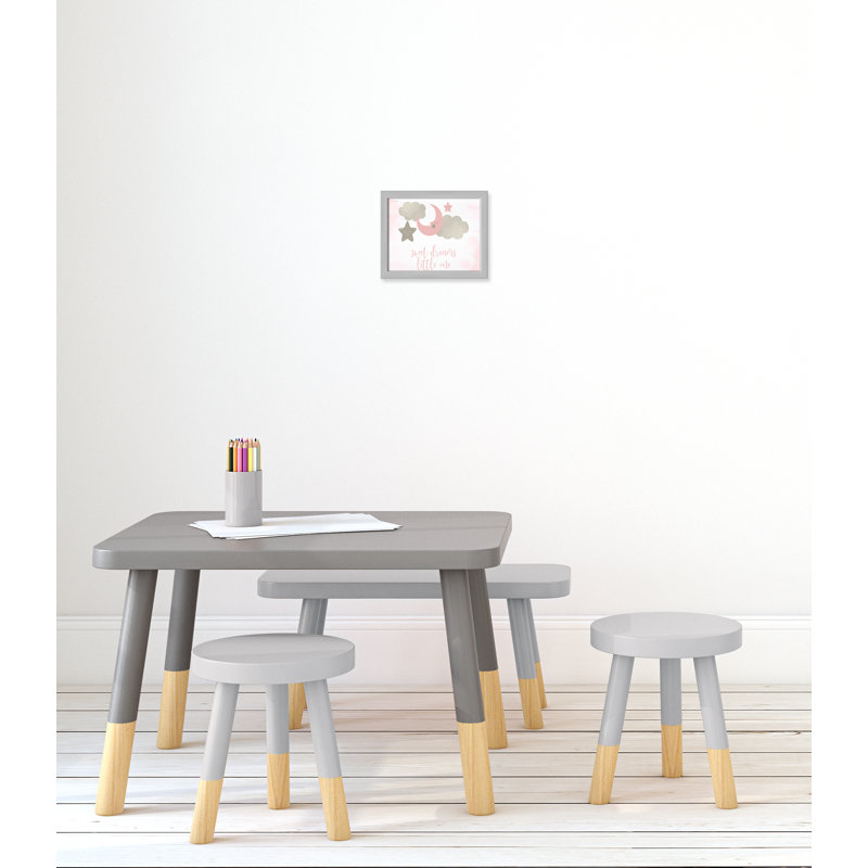 Little rêve little one, H 9 po x l 11 po x P 1,19 po, Encadré de boîte argent