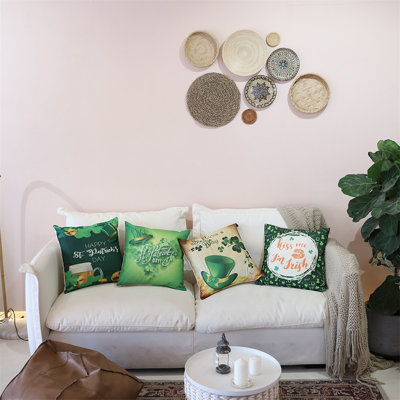 Housse de coussin en lin 