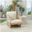 Fauteuil club Royal Wood Textilene