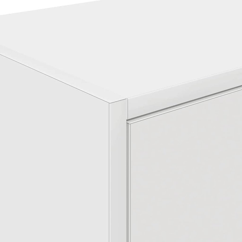 Engineered Wood Single Storage Cabinet ( 41cm H x 40cm W x 30cm D), White, 41 cm H x 40 cm W x 30 cm D