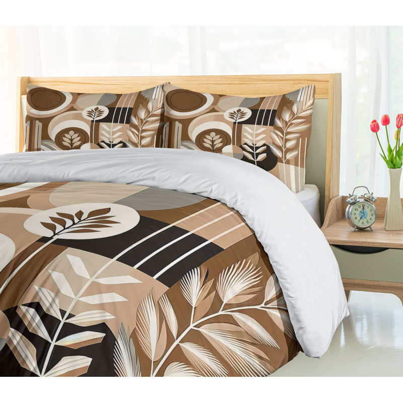 Monstera Duvet Cover, King Duvet Cover + 2 Standard Shams
