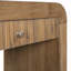 Console rustique avec façade de tiroir cannelée-142339307