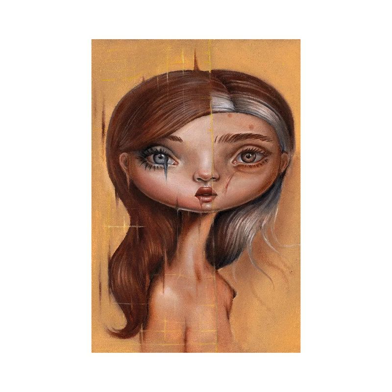 Glitch by Gokcen Yuksek - Wrapped Canvas Print, 66.04 cm H x 45.72 cm W x 3.175 cm D