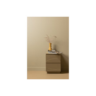 Teo 36cm W Solid Wood Bedside Table