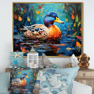 Fauve canard II, art mural