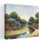 Art contemporain contemporain au bord de l'eau I avec beige crépuscule